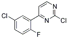 2-Chloro-4-(5-chloro-2-fluoro-phenyl)-pyrimidine 结构式