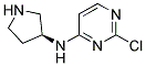 2-chloro-N-[(3S)-pyrrolidin-3-yl]pyrimidin-4-amine 结构式
