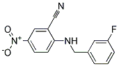 2-(3-Fluoro-benzylamino)-5-nitro-benzonitrile 结构式