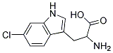 2-amino-3-(6-chloro-1H-indol-3-yl)propanoic acid 结构式