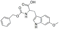 2-{[(benzyloxy)carbonyl]amino}-3-(6-methoxy-1H-indol-3-yl)propanoic acid 结构式