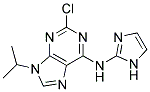 2-chloro-N-1H-imidazol-2-yl-9-(1-methylethyl)-9H-purin-6-amine 结构式