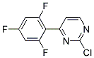 2-Chloro-4-(2,4,6-trifluoro-phenyl)-pyrimidine 结构式