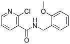 2-Chloro-N-(2-methoxy-benzyl)-nicotinamide 结构式