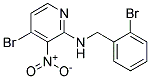 (2-Bromo-benzyl)-(4-bromo-3-nitro-pyridin-2-yl)-amine 结构式