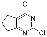 2,4-dichloro-6,7-dihydro-5H-cyclopenta[d]pyrimidine 结构式