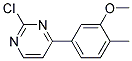 2-Chloro-4-(3-methoxy-4-methyl-phenyl)-pyrimidine 结构式
