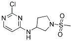 2-chloro-N-[1-(methylsulfonyl)pyrrolidin-3-yl]pyrimidin-4-amine 结构式