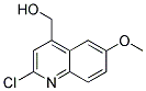 (2-CHLORO-6-METHOXY-4-QUINOLYL)METHANOL 结构式