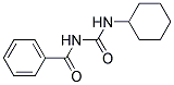 1-BENZOYL-3-CYCLOHEXYLUREA 结构式