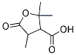 2,2,4-TRIMETHYL-5-OXOTETRAHYDRO-3-FURANCARBOXYLICACID 结构式
