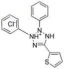 2,3-DIPHENYL-5-(2-THIENYL)-2H-TETRAZOLIUMCHLORIDE 结构式