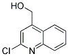 2-CHLORO-4-QUINOLINEMETHANOL 结构式