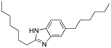 2-HEPTYL-5-HEXYLBENZIMIDAZOLE 结构式