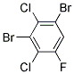 1,3-Dibromo-2,6-dichloro-5-fluorobenzene 结构式