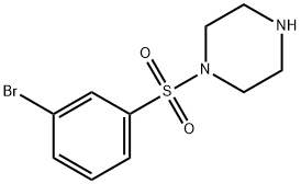 1-(3-Bromo-benzenesulfonyl)-piperazine 结构式