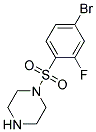 1-(4-Bromo-2-fluoro-benzenesulfonyl)-piperazine 结构式