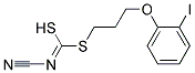 [2-(2-Iodophenoxy)ethyl]methyl-cyanocarbonimidodithioate 结构式