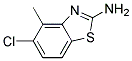 2-Amino-5-chloro-4-methylbenzothiazole 结构式