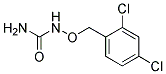 1-(2,4-Dichlorobenzyloxy)urea 结构式