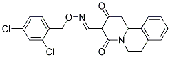 2,4-Dioxo-1,3,4,6,7,11b-hexahydro-2H-pyrido[2,1-a]isoquinoline-3-carbaldehyde o-(2,4-dichlorobenzyl )oxime 结构式