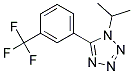 1-Isopropyl-5-(3-(trifluoromethyl)phenyl)-1H-1,2,3,4-tetrazole 结构式