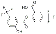 2-HYDROXY-5-TRIFLUOROMETHYLBENZOIC ACID, 5-TRIFLUOROMETHYLSALICYLIC ACID 结构式