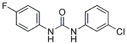 2-CHLORO-4-[3-(4-FLUORO-PHENYL)-UREIDO]-BENZENE 结构式