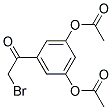 2-Bromo-3',5'-diacetoxyacetophenone 结构式