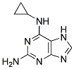 2-AMINO-6-CYCLOPROPYLAMINOPURINE 结构式