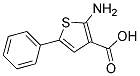 2-AMINO-5-PHENYL-THIOPHENE-3-CARBOXYLIC ACID 结构式