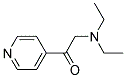 2-(DIETHYLAMINO)-1-(4-PYRIDINYL)-ETHANONE 结构式
