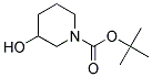 1-BOC-3-HYDROXYPIPRIDINE 结构式