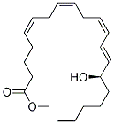 15(R)-HYDROXY-(5Z,8Z,11Z,13E)-EICOSATETRAENOIC ACID METHYLESTER 结构式