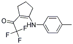 1-[N-(P-TOLUIDINO)]-2-TRIFLUOROACETYL-CYCLOPENT-1-ENE 结构式