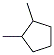 1,2-DIMETHYLCYCLOPENTANE, CIS/TRANS- 结构式