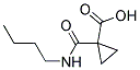 1-(BUTYLCARBAMOYL)CYCLOPROPANECARBOXYLIC ACID 结构式