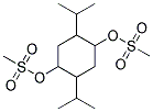 (+)-2,5-DIISOPROPYLCYCLOHEXANE-1,4-DIMESYLATE 结构式