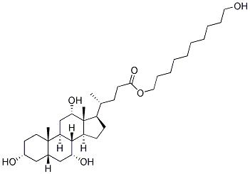 10'-羟基胆酸癸酯 结构式