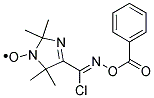 2,2,5,5-TETRAMETHYL-4-BENZOYLOXYIMINOCHLOROMETHYL-3-IMIDAZOLINE-1-OXYL, FREE RADICAL 结构式