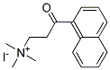 2-(α-Naphthoyl)ethyltrimethylammonium io dide 结构式