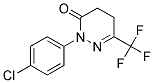 2-(4-CHLOROPHENYL)-6-(TRIFLUOROMETHYL)-4,5-DIHYDROPYRIDAZIN-3(2H)-ONE 结构式