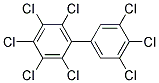 2,3,3',4,4',5,5',6-OCTACHLOROBIPHENYL SOLUTION 100UG/ML IN HEXANE 2ML 结构式