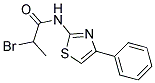 2-BROMO-N-(4-PHENYL-1,3-THIAZOL-2-YL)PROPANAMIDE, TECH 结构式