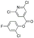 2-CHLORO-4-FLUOROPHENYL 2,6-DICHLOROISONICOTINATE, TECH 结构式