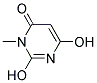 2,6-DIHYDROXY-3-METHYL-3,4-DIHYDROPYRIMIDIN-4-ONE, TECH 结构式