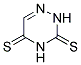 2,3,4,5-TETRAHYDRO-1,2,4-TRIAZINE-3,5-DITHIONE, TECH 结构式