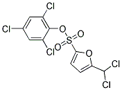 2,4,6-TRICHLOROPHENYL 5-(DICHLOROMETHYL)FURAN-2-SULFONATE, TECH 结构式