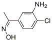 1-(3-Amino-4-chlorophenyl)ethan-1-one oxime, tech 结构式