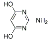 2-AMINO-5-METHYLPYRIMIDINE-4,6-DIOL, TECH 结构式